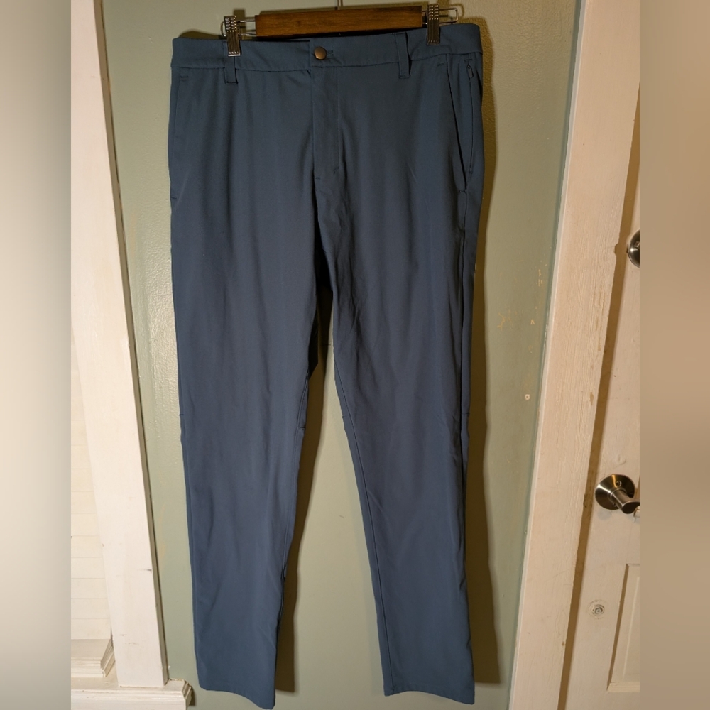 Lululemon ABC Lululemon Commission Pant Classic mens size 33 Blue/Gray